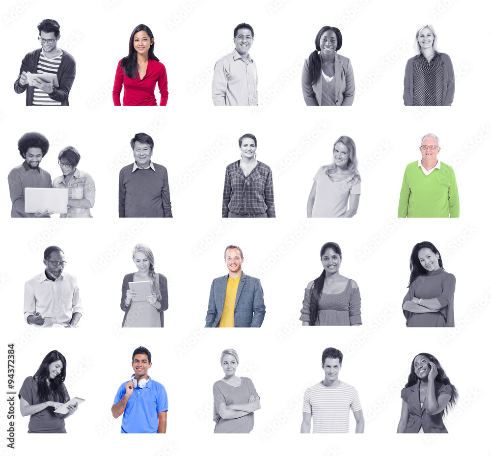 Diverse People Global Communications Technology Concept Diverse People Global Communications Technology Concept