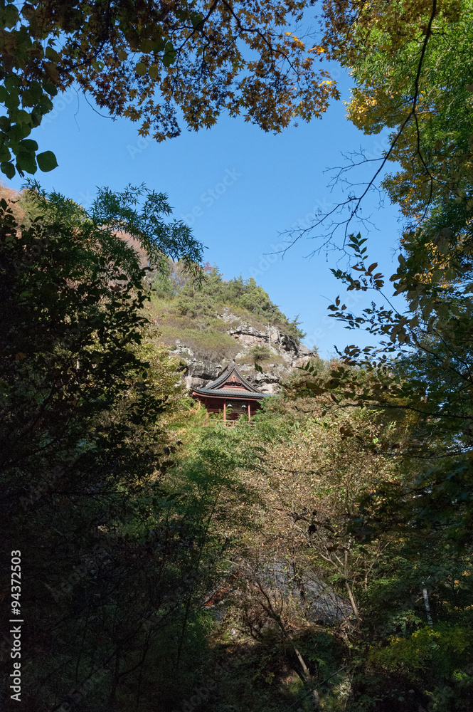 Temple in mountain Temple in mountain