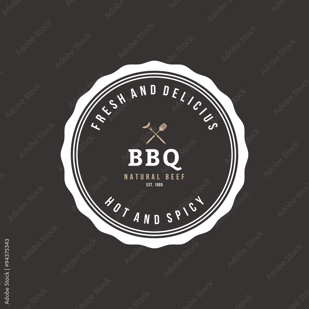 Barbecue label