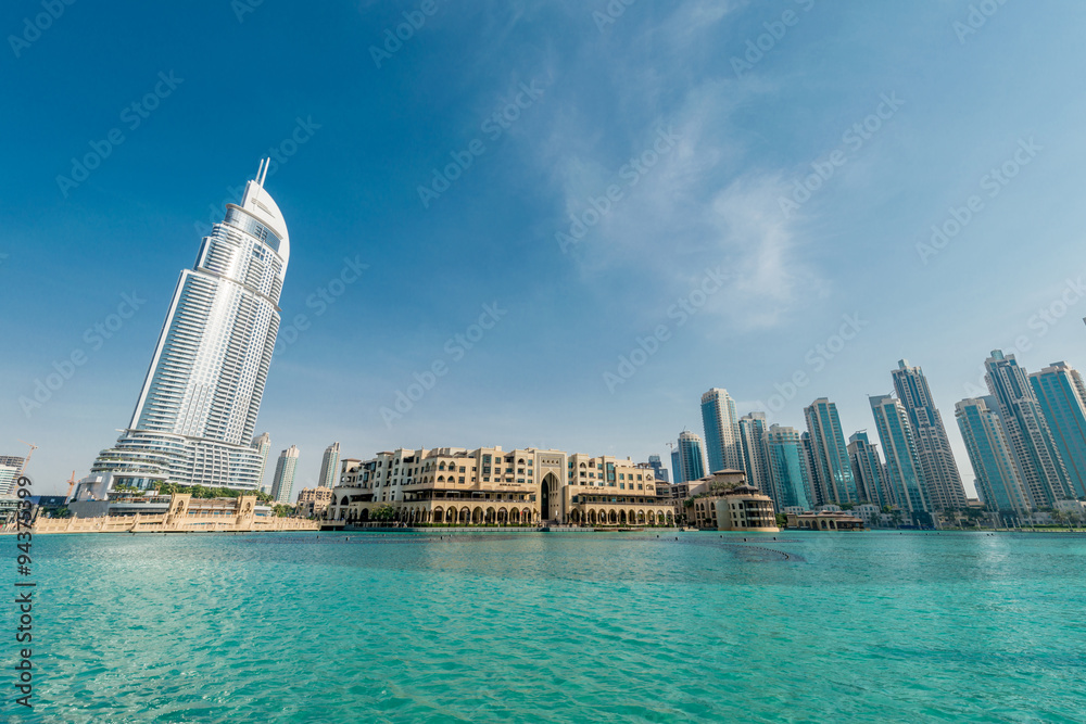 Dubai - JANUARY 10, 2015: The Address Hotel on January 10 in UAE