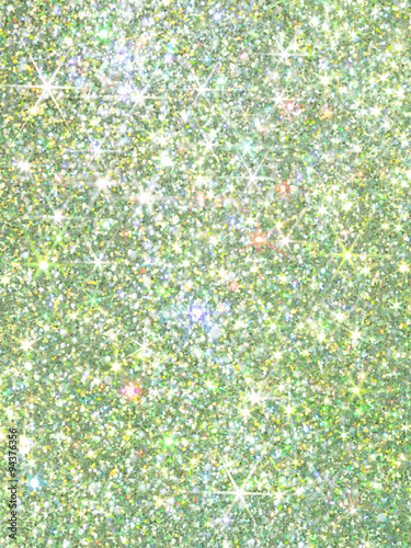 Fotografie Green polarization pearl sequins, shiny glitter background/I shine in a lozenge