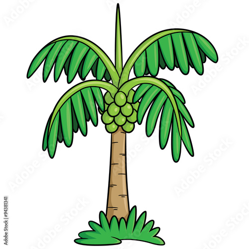 Coconut Tree Cartoon
Illustration of cute cartoon coconut tree.