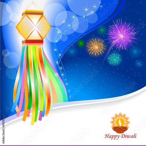 Hanging lantern in a beautiful background