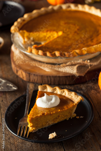Festive Homemade Pumpkin Pie