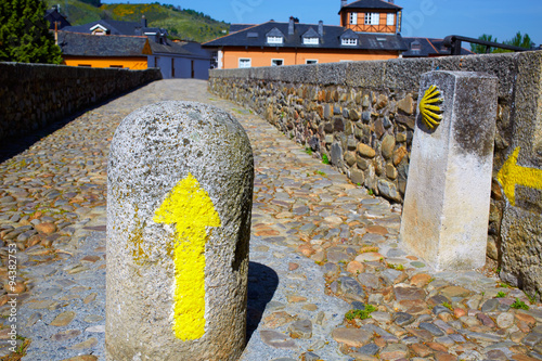 Way of Saint James by Molinaseca El Bierzo Leon photo