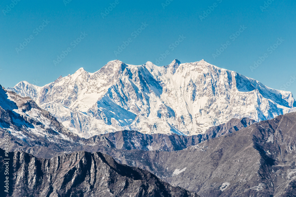 Vue sur le mont Rose