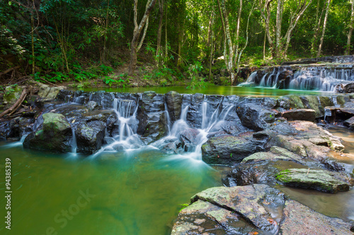 Close up of waterfall at Namtok Samlan National Park ,Saraburi,
