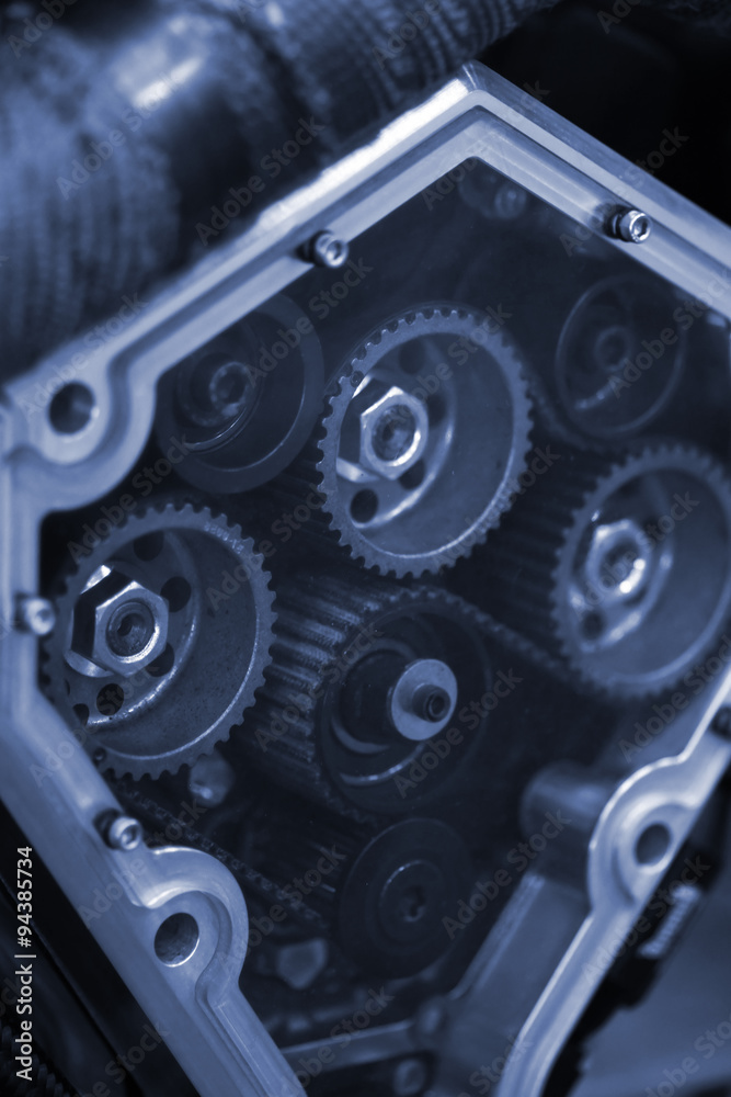 Fototapeta premium Motorcycle engine