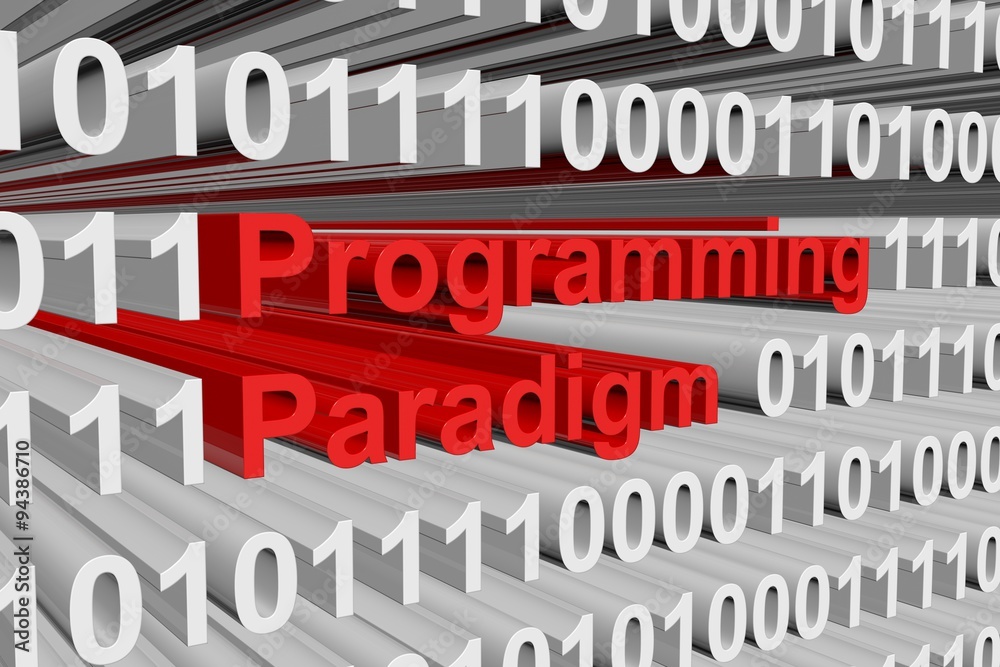 Programming Paradigm is presented in the form of binary code
