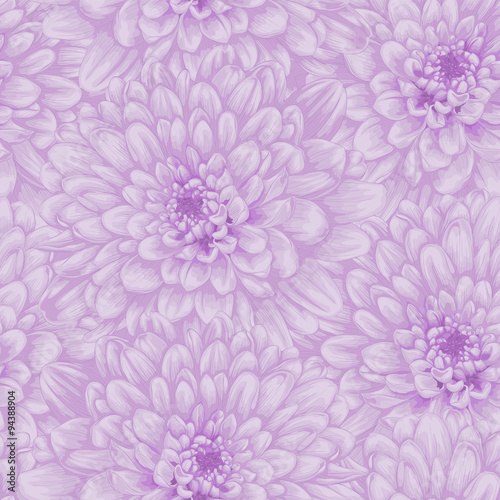 Beautiful seamless background with pink dahlia.