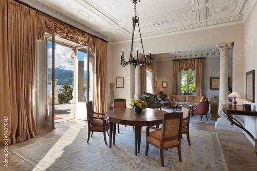 Interior, luxury living room