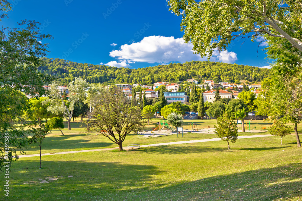 Fototapeta premium Sustipan park in city of Split