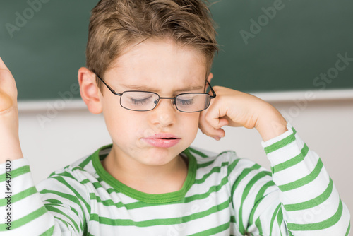 Tableau sur toile demotivierter grundschüler