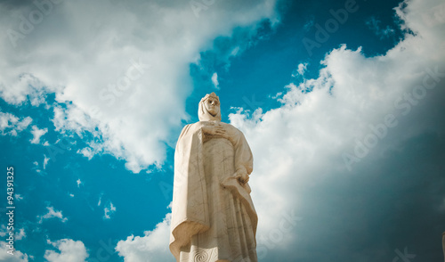 Monument to Princess Olga in Kyiv, Ukraine photo