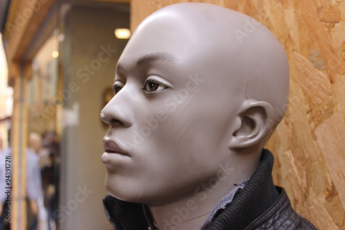 Black Male Mannequin Head