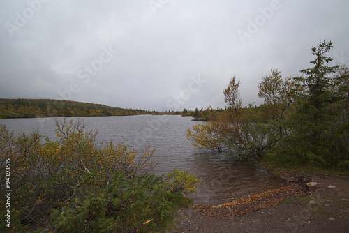 Swedish lake at Oestfjaellstugan near Saelen