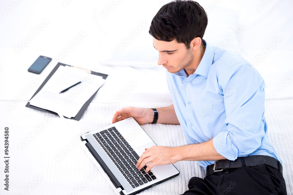 Concept for young businessman traveler Concept for young businessman traveler