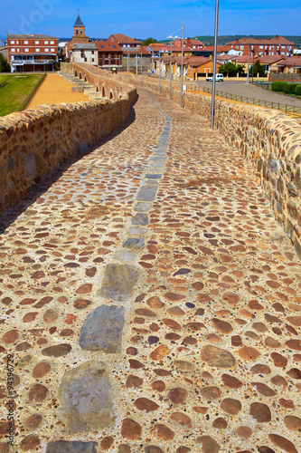 Orbigo river bridge Paso Honroso Saint James Way photo