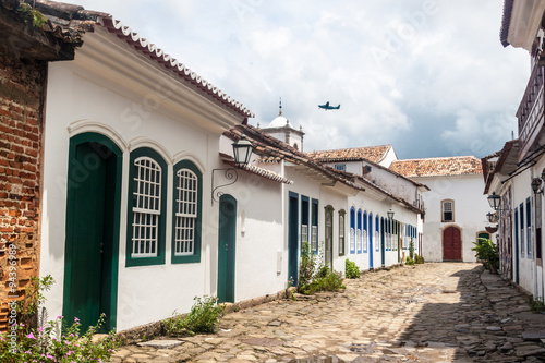 View of an old colonial town Paraty, Brazil
