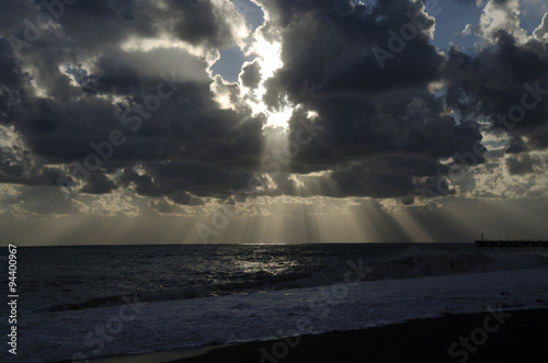 The sun's rays over the sea © Елизавета Коробкова