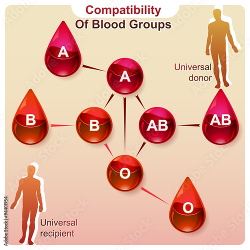 Compatibility of blood groups