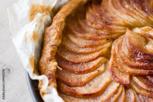 Tarte aux pommes rouges