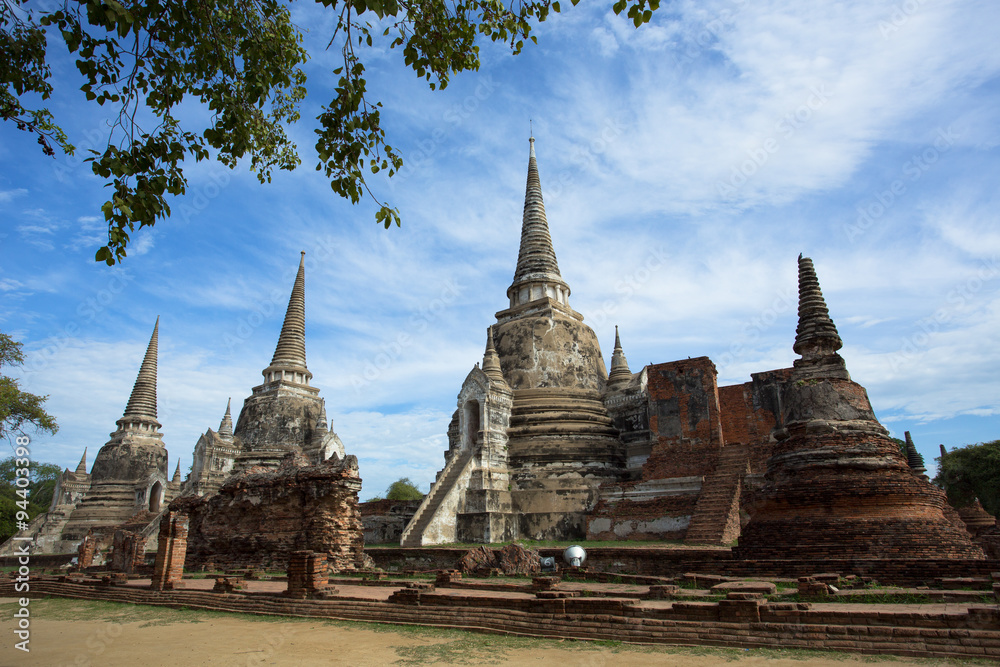 Wat (temple) Phra Si Sanphet was built over 600 years ago, the temple on the site of the old Royal Palace in Thailand's ancient capital of Ayutthaya.