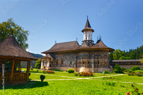 The Sucevita Monastery is a Romanian Orthodox monastery situated in the commune of Sucevitai, Suceava County, Moldavia, Romania photo