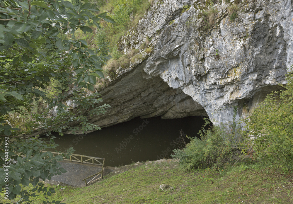 Postojna Cave in Slovenia