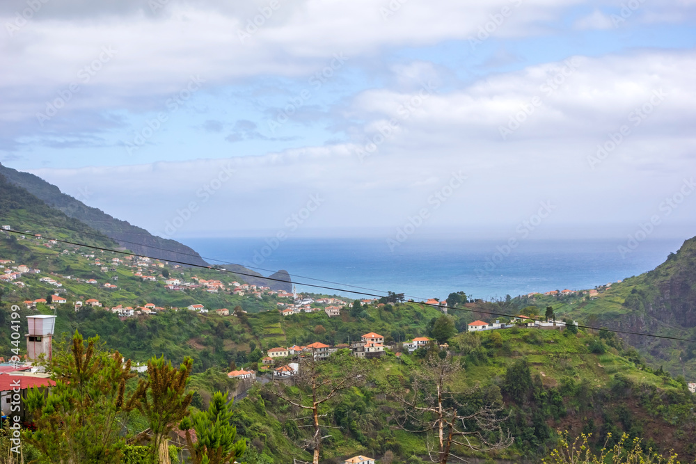 View over Porto da Cruz, Madeira