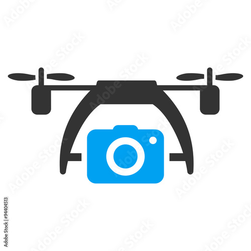 Photo Drone Flat Icon