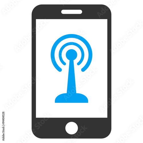 Smartphone Radio Control Flat Icon