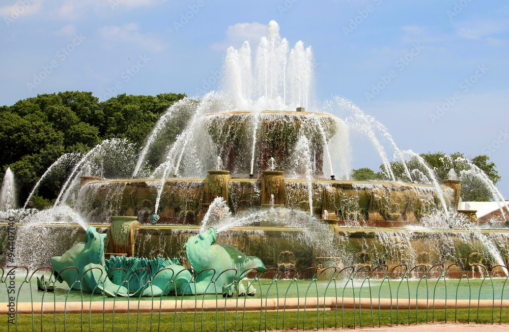 Fototapeta premium Park Fountain