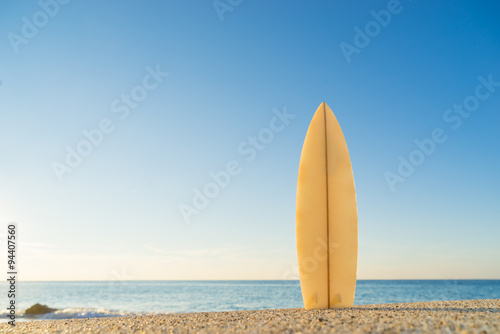 Surfboards awaiting fun in the sun