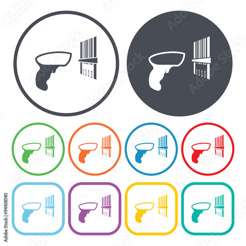 Illustration of  bar code icon