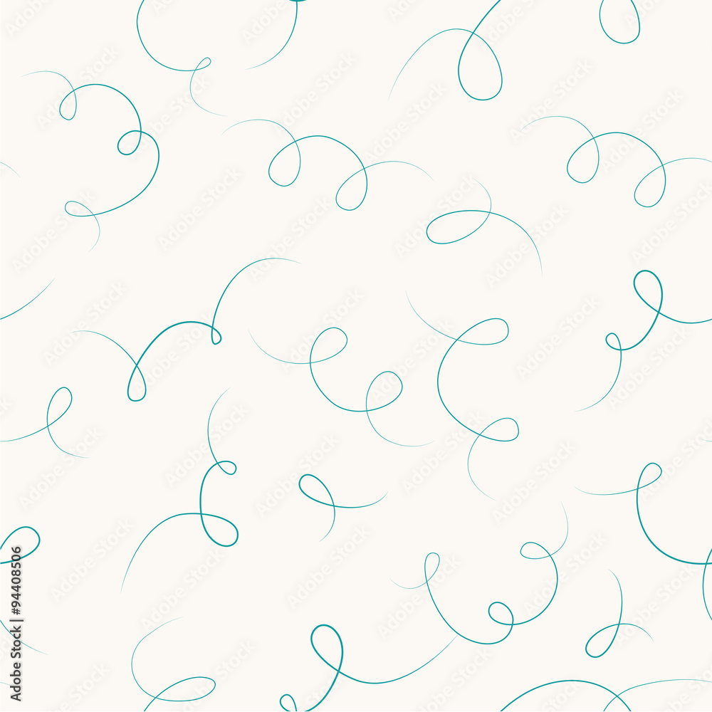 Vector seamless pattern with tangled line Vector seamless pattern with tangled line