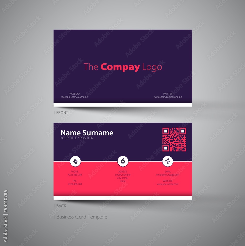Naklejka premium Invitation card template