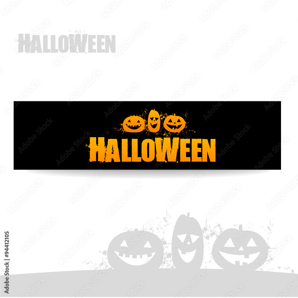 Halloween banner