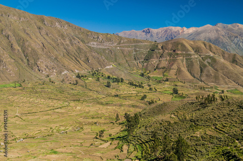 Mountains near Cabanaconde village, Peru