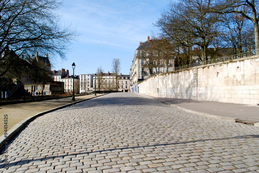 Stone paving in Nantes