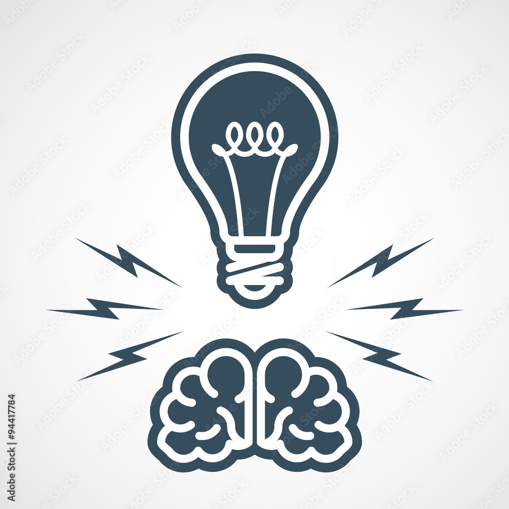 Fototapeta premium Intellectual property - power of mind and ideas