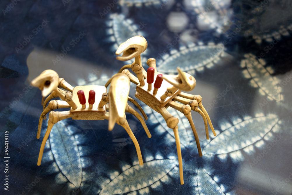 Fototapeta premium Japanese bamboo (crab)