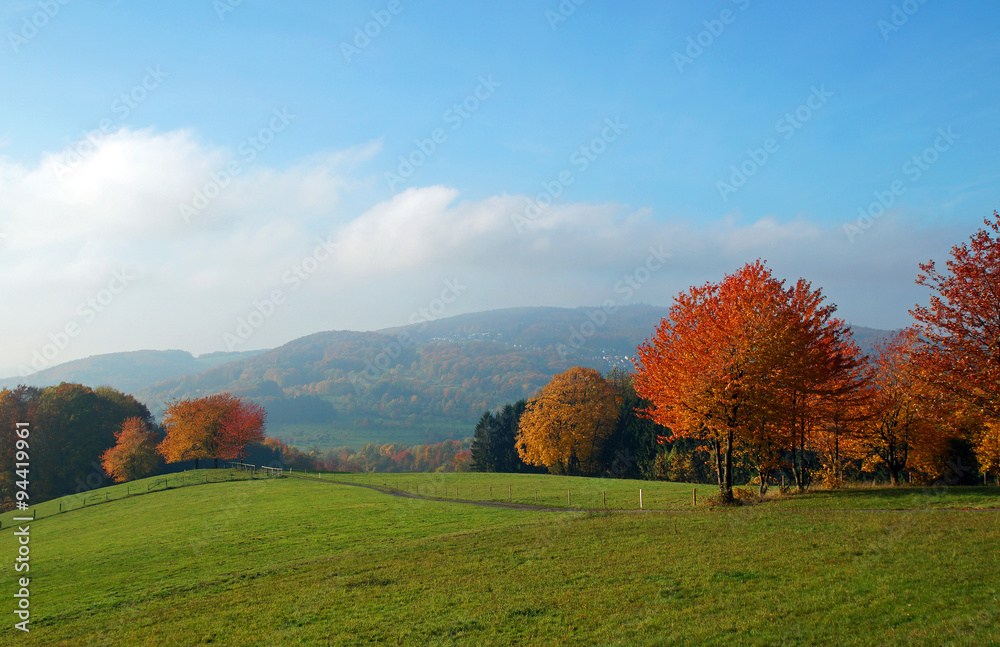 Wunderschöner Herbsttag im Odenwald