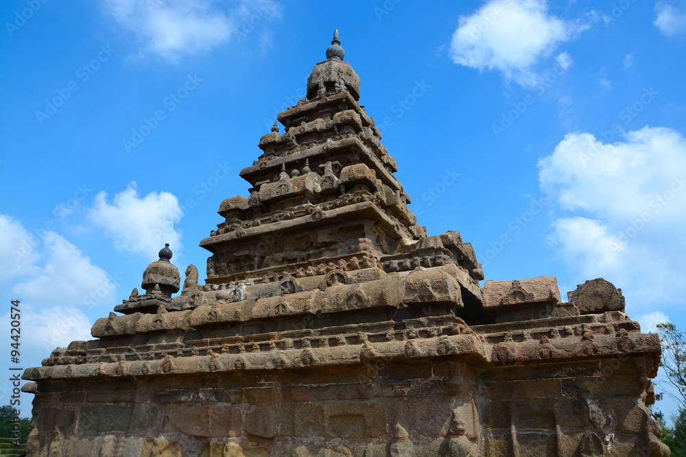 Shore temple in Mahabalipuram near to Chennai. Temple built in 8th century and UNESCO world heritage site. Shore temple in Mahabalipuram near to Chennai. Temple built in 8th century and UNESCO world heritage site.