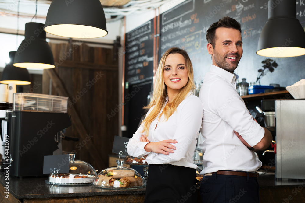 © baranq - Small business partners standing together © baranq - Small business partners standing together
