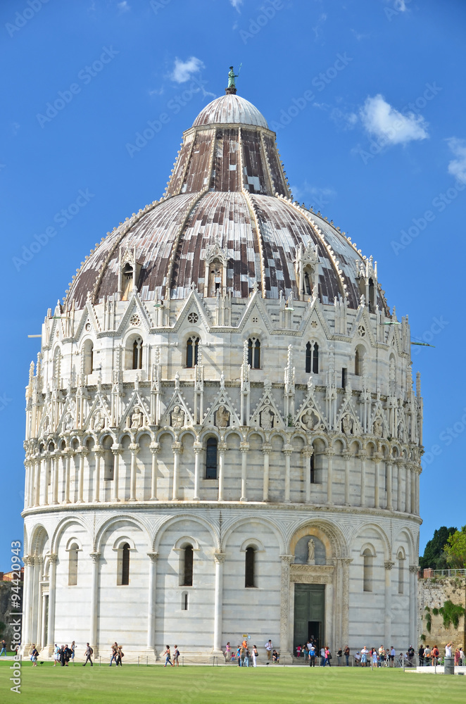 Baptistry at Pisa, Italy