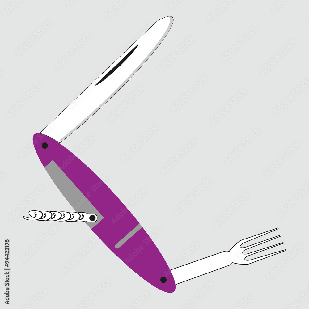 Obraz premium the image of a penknife