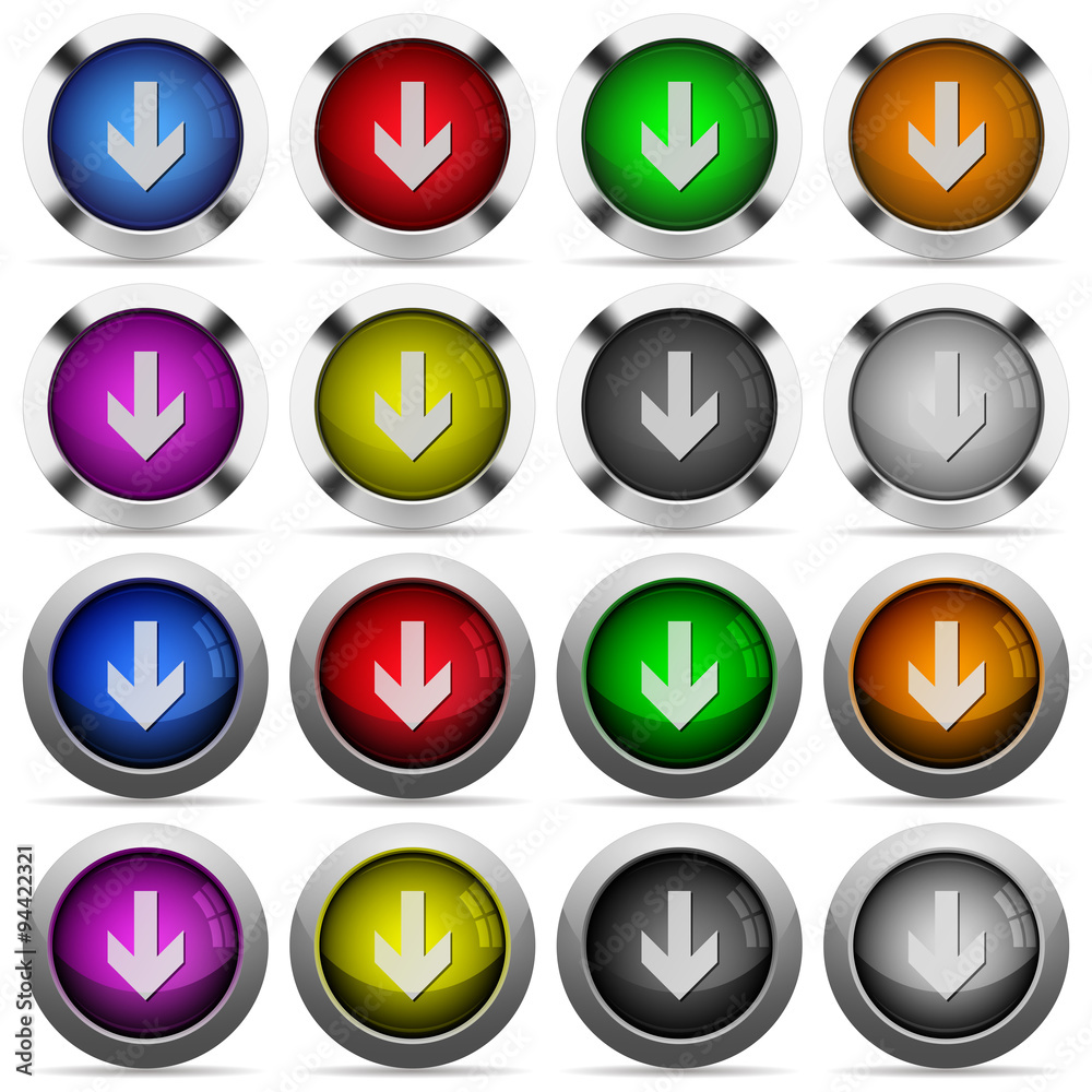 Down arrow button set Down arrow button set