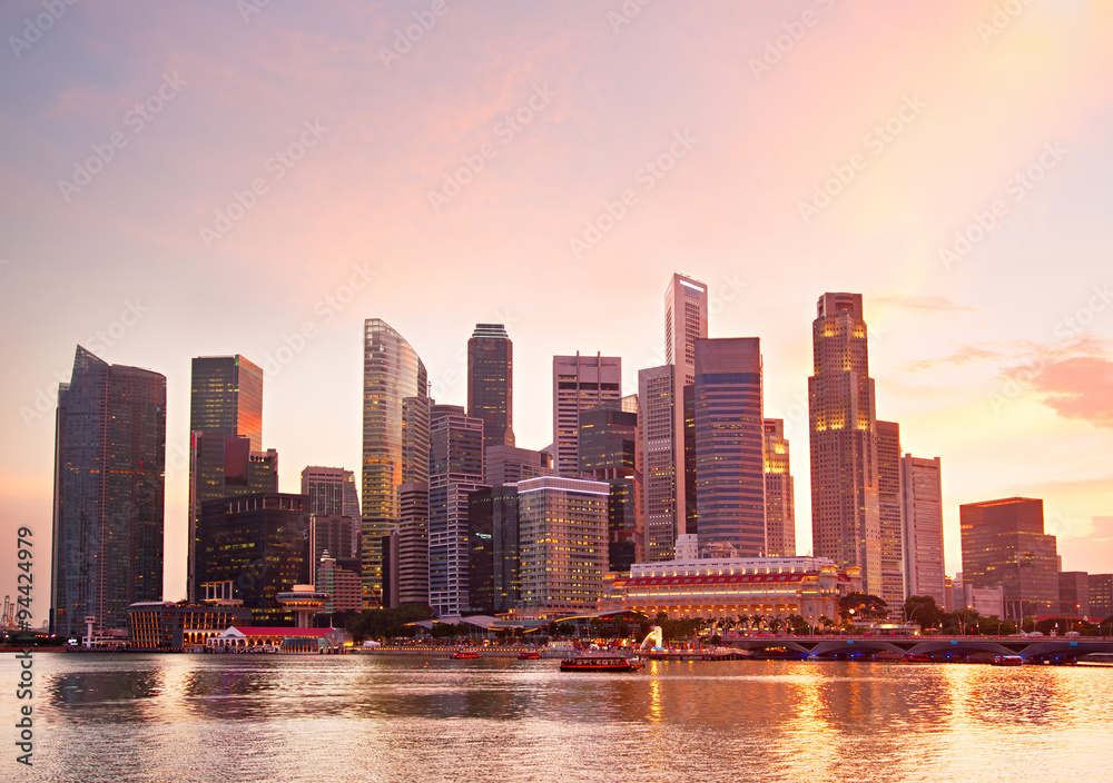 Fototapeta premium Singapore real estate