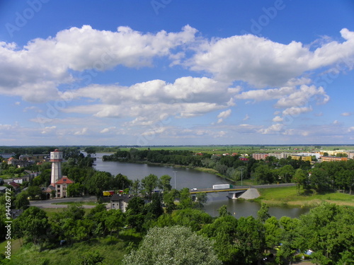 Kruszwica - widok na północ z Mysiej Wieży